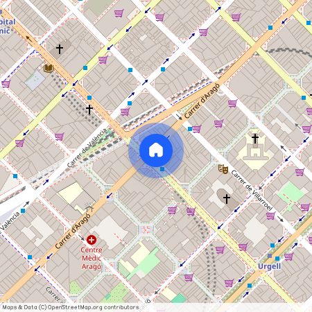 Carrer del Comte dUrgell, Barcelona, Catalonia 08011