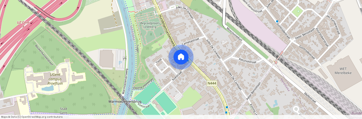 Hundelgemsesteenweg, 50, 9820, Merelbeke