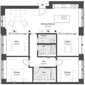 Moderne Neubauwohnung mitten in der Altstadt - Foto 3