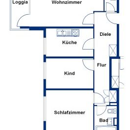 Schöne 3-Zimmer-Wohnung mit viel Platz für die Familie - Foto 1