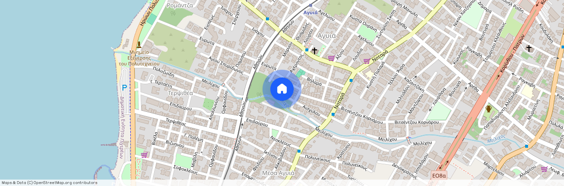 Αισχύλου 44, Πάτρα 264 42, Ελλάδα (26442)