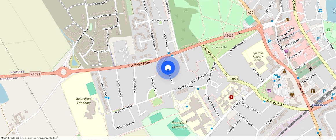 Sandileigh Avenue, Knutsford, WA16