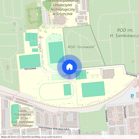 ul. Tenisowa, Świerczewo, Zachód, Szczecin, zachodniopomorskie