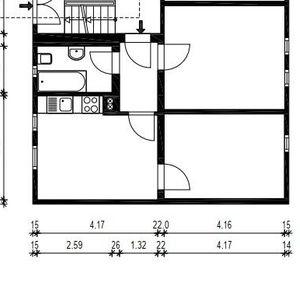 2 Zimmer Erdgeschosswohnung mit Kaminofen in der Stadt Wanfried - Foto 3