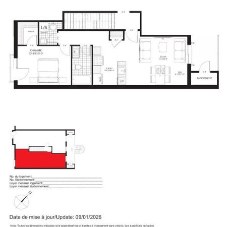 Le Noyer — Condo 3 1/2 Sud-Ouest Montréal Occ. Rapide - Appartement / logement à louer - Photo 4