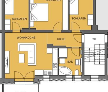 gemütliche 4-Raum-Mietwohnung - Foto 1