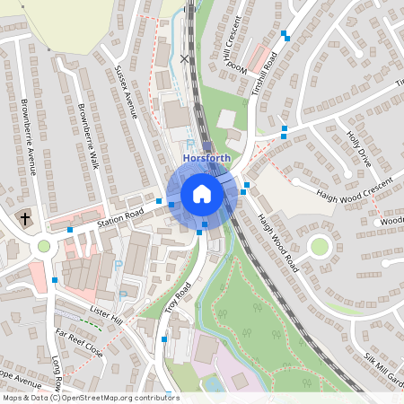 Troy Road, Horsforth, Leeds, West Yorkshire, UK, LS18