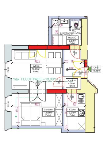 Klimatisierte 2-Zimmer Wohnung in zentraler Lage - Provisionsfrei! - Foto 2