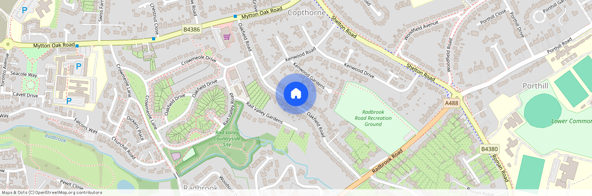 Oakfield Road, Copthorne, Shrewsbury