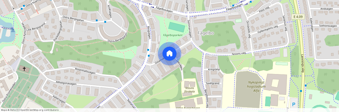 Östanvägen, Nyköping