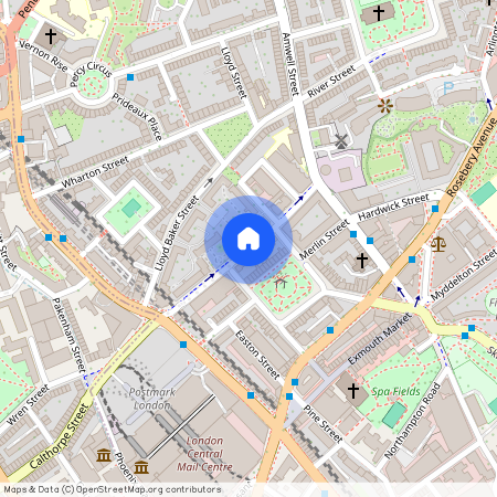 Charles Rowan house Margery Street, WC1X 0EH