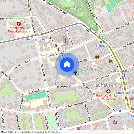 Winthirstraße, 80639 München-Neuhausen-Nymphenburg, Germany