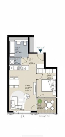 Rooftop Pool I U-Bahn-Station U1 Kagran I Helle Wohnung mit Loggia I Alte Donau Nähe I Exklusive Ausstattung - Photo 4