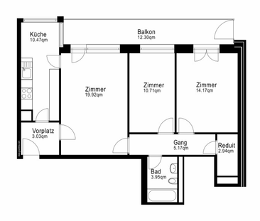 Helle 3.5 Zimmerwohnung im Lehenmattquartier - Photo 4