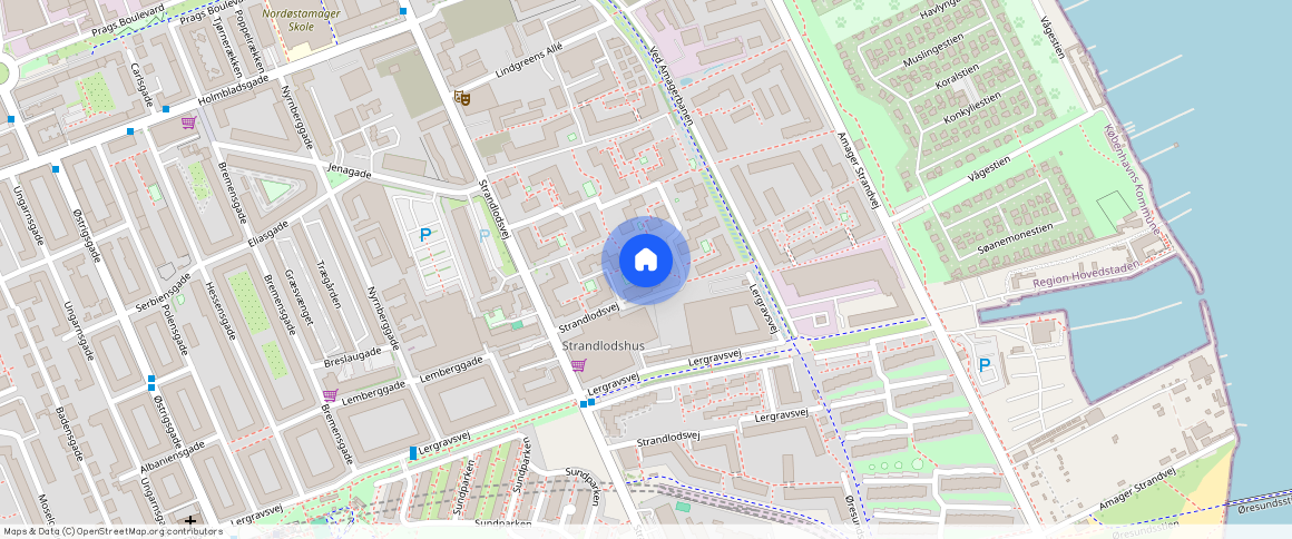 Kbh. S, Strandlodsvej **, 8. th.