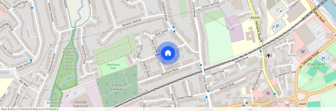 Rowley Hill Street, Worcester, Worcestershire, WR2