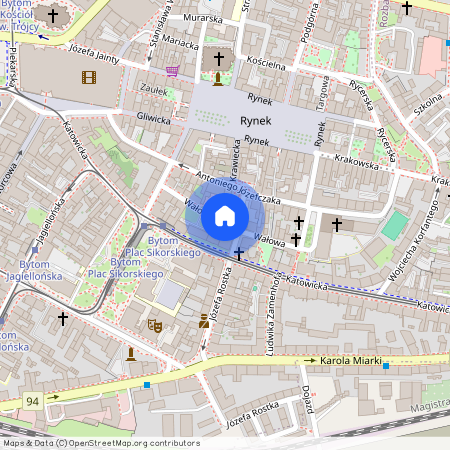 ul. Wałowa, Śródmieście, Bytom, śląskie