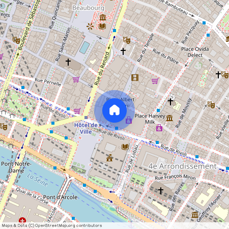 Appartement à louer rue du Temple, Paris 4ème