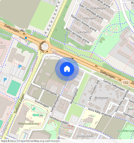 Lund, Skåne, Gamla Dalbyvägen 22