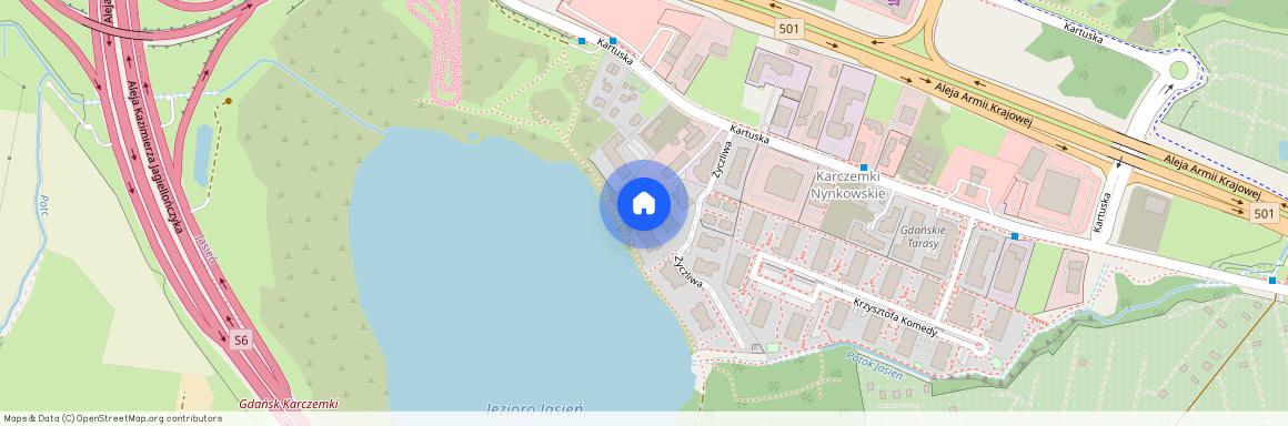 ul. Kartuska, Jasień, Gdańsk, pomorskie