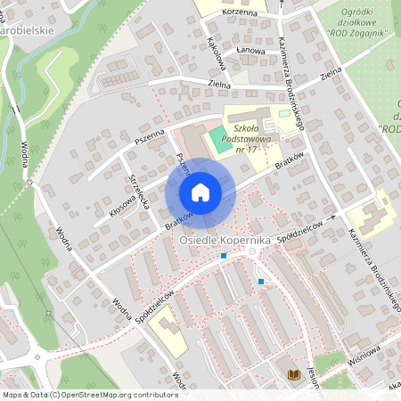 ul. Bratków, Osiedle Kopernika, Bielsko-Biała, śląskie