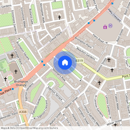 Ovington Gardens, Knightsbridge, London, SW3 1LS