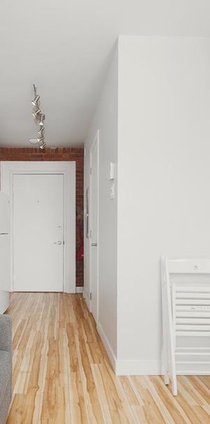 Loft entièrement meublé en plein coeur du quartier St-Jean-Baptiste, dans un immeuble ayant plusieurs inclusions. DISPONIBLE MAINTENANT ou 1ER JUILLET - Photo 1