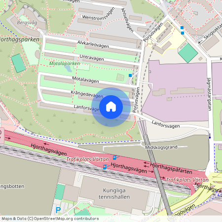 Lanforsvägen, Stockholm