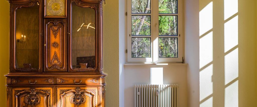 Große, exklusive barrierefreie Schlosswohnung mit modernen Einbauküchen, großem eigenem Garten, mehreren Tageslichtbädern und Park! - Foto 1