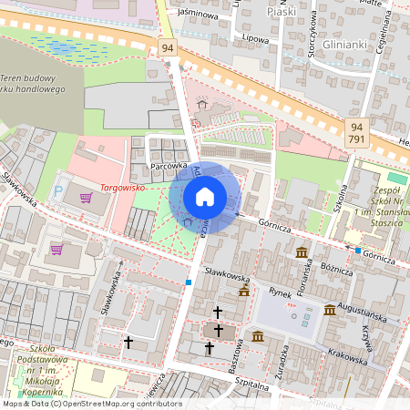 ul. Adama Mickiewicza, Olkusz, Olkusz, olkuski, małopolskie