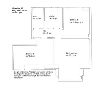 Nähe Maschsee: Ansprechende & helle 3-Zimmer-Dachgeschosswohnung - Foto 3