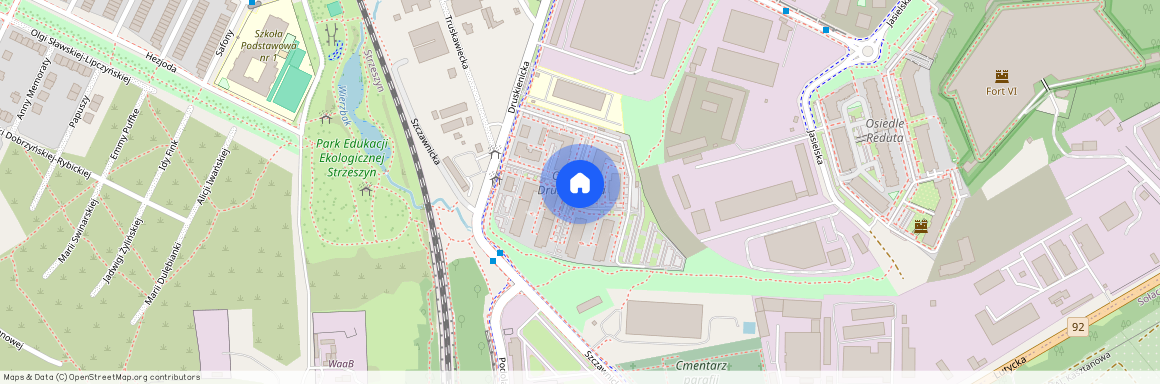 ul. Druskienicka, Podolany, Jeżyce, Poznań, wielkopolskie