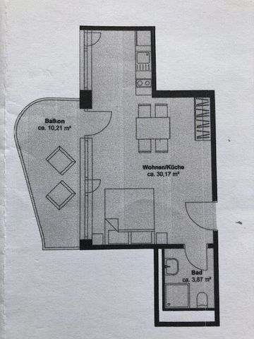 APPARTEMENT 11/2 PIÈCES À KÖNIZ (BE), MEUBLÉ, TEMPORAIRE - Photo 2