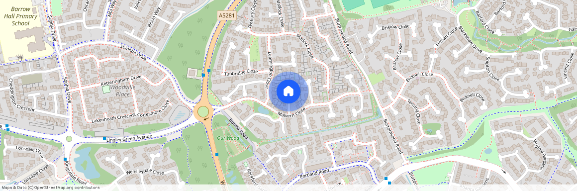 Malvern Close, Great Sankey, Warrington, WA5