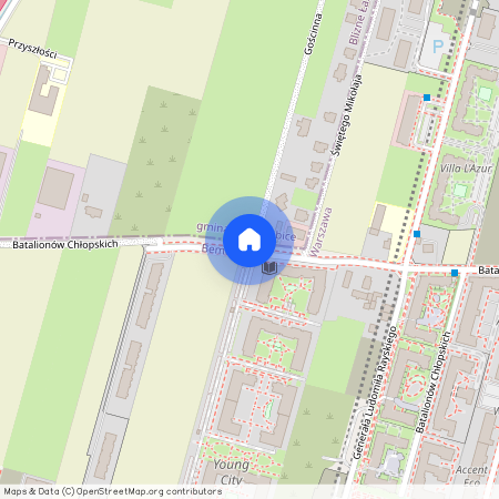 ul. Batalionów Chłopskich, Blizne Łaszczyńskiego, Stare Babice, warszawski zachodni, mazowieckie, Warszawa