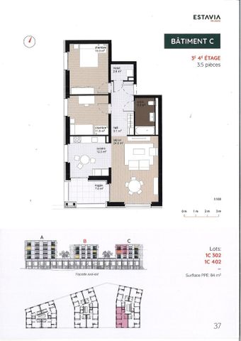 3.5 Zimmer, 80 m², 3. Stock - Photo 3