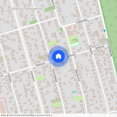 mazowieckie, Warszawa, Wawer, Marysin, Wawerski, Rolnicza