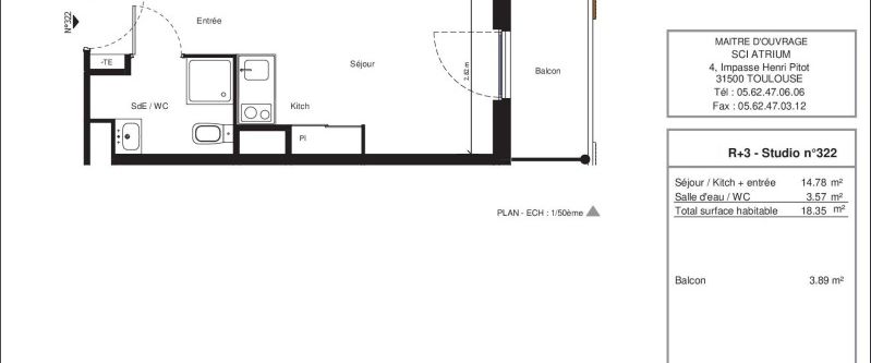 Location Appartement 1 pièce 18m² NIMES 30000 - Photo 1