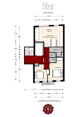 Appartement te huur: Sint Willibrordusstraat 107-B 1073 VB Amsterdam - Foto 1
