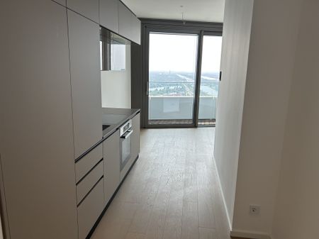 Atemberaubender Weitblick auf die Donau! 44.Stock! Erstbezug! - Photo 5