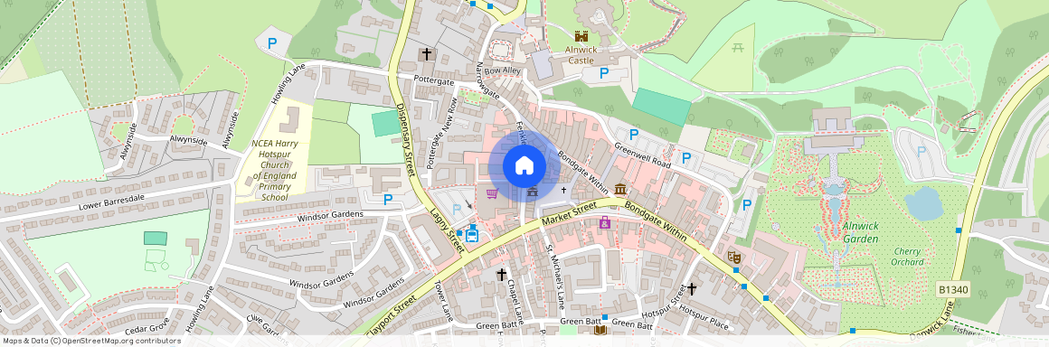 Fenkle Street, Alnwick, Northumberland