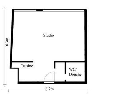 Spacieux appartement de 1 pièce au 1er étage - Photo 4
