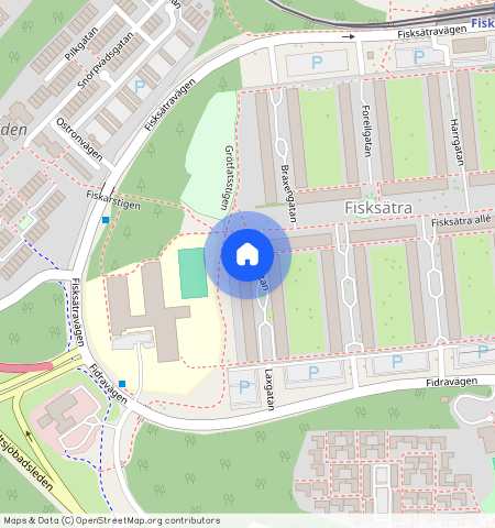 Laxgatan **, Fisksätra