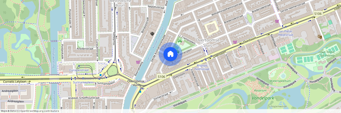 Overtoomse Sluis, 1054 TJ, J.J. Cremerplein, Amsterdam