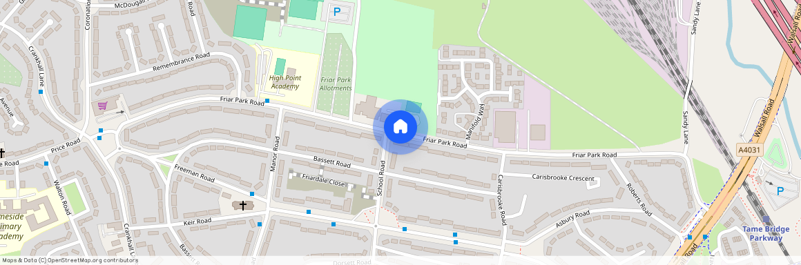 Friar Park Road, Friar Park, Wednesbury, West Midlands, WS10