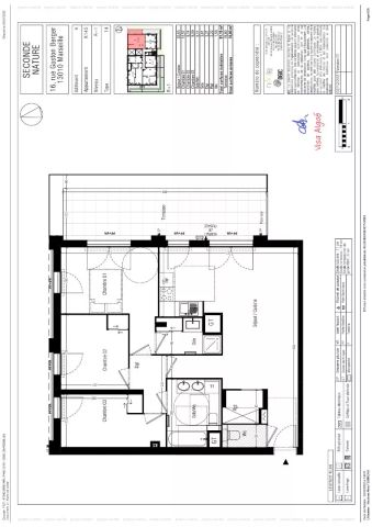 Appartement Marseille 4 pièce(s) de 81m2 - Photo 4