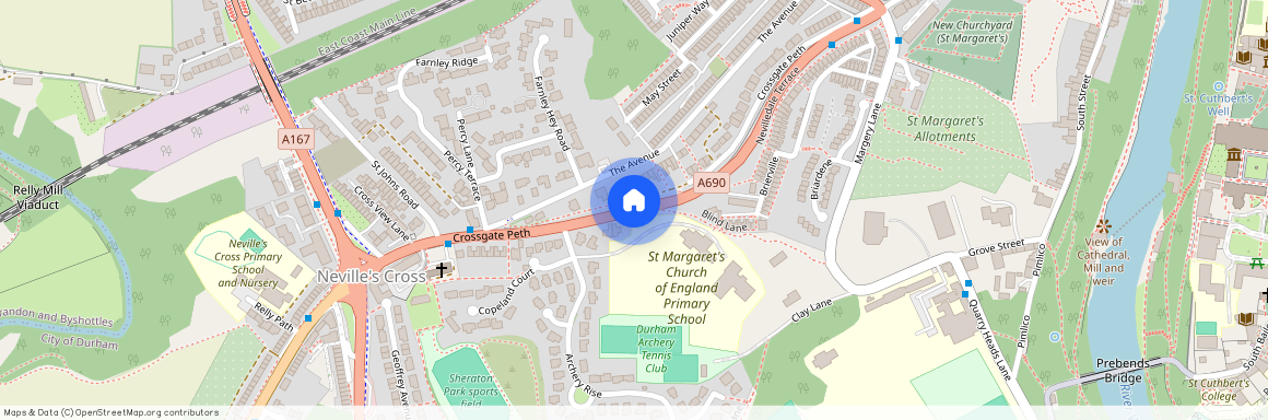 Crossgate Peth, Durham, County Durham, DH1