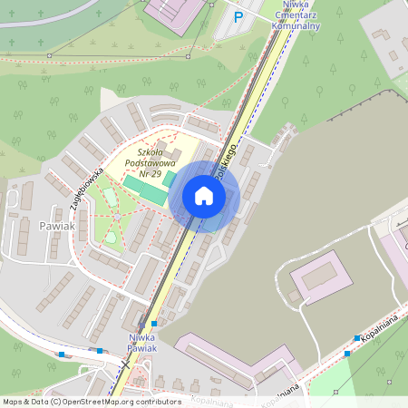 ul. Wojska Polskiego, Niwka, Sosnowiec, śląskie