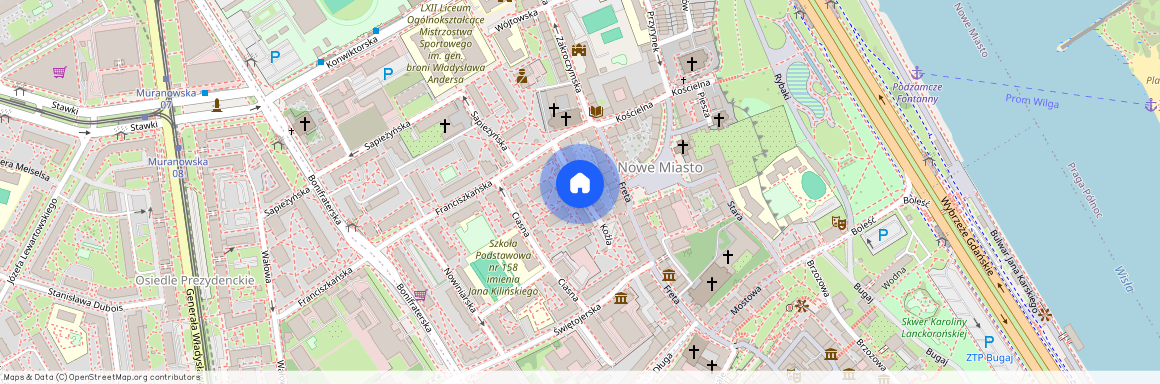 Warszawa, Śródmieście, Nowe, Miasto, Koźla