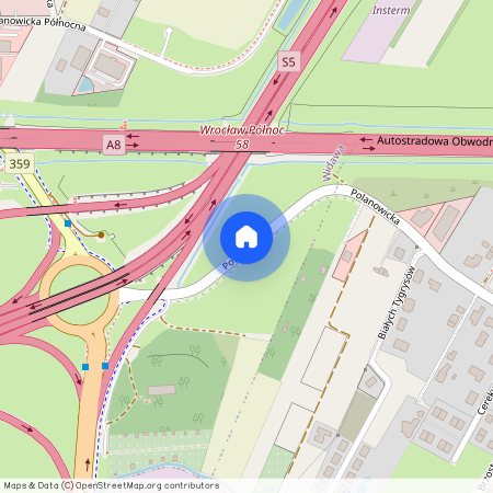 ul. Białych Tygrysów, Polanowice, Psie Pole, Wrocław, dolnośląskie